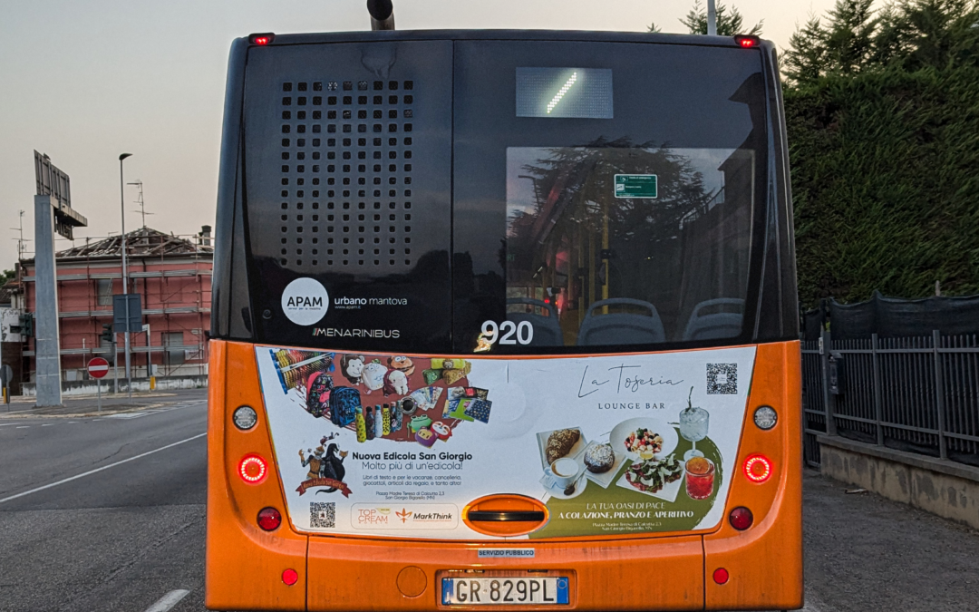 2024 Il nostro LOGO sugli autobus di Mantova! – MarkThink