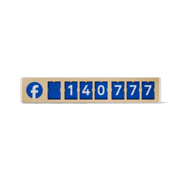 Contafollower Facebook (7 cifre)